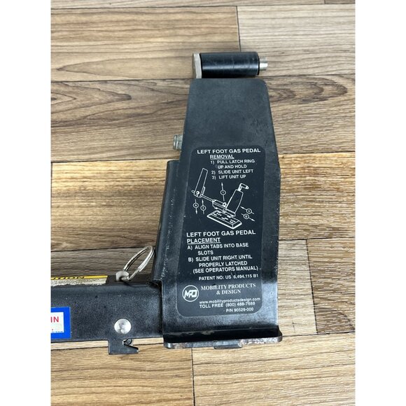 Mobility Products Left Foot Accelerator Gas Pedal Handicap Device Driving Aid - Picture 4 of 11